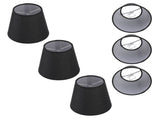 6Pcs Lampshade Lamp Shade Modern Simple Style Home Decoration Black for Small E14 Bulb V1294-YM0715-3119220085611