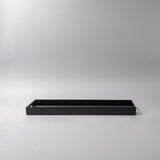 Tray Rectangular 42cm Black Lacquerware V637-L0192