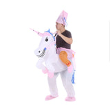 Anself Cute Adult Inflatable Costume Suit Blow Up Fancy Dress Party Halloween Inflatable Pegasus V1294-YM0901-H17745