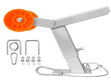 Boat Trailer Winch Stand with Roller, Adjustable Height 365-548 mm, Boat Winch Mount with U-Bolts V952-CYJPZJZZJ00032G30001V0