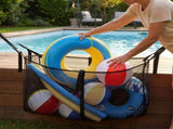 Pool Toy Storage Net Bag Large Capacity Mesh Hanging Organizer for Floats Swim Rings and Outdoor V1369-AZ3-W-13479