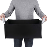 3pcs Rectangular Felt Grow Bag Garden Growing Bag Fabric Plant Container Pot with Handle for Flowers V1294-YM0901-181211LY0122