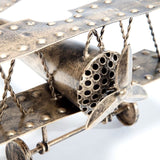 Antique Gold Aeroplane 25cm V637-67509AER