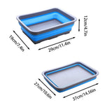 Pool Foot Bath Tray Swimming Pool, Non- Slip Collapsible Foot Bath Pool, Portable Foot Tub V1366-AZ2-W-16745
