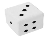 Foot Stool Soft Comfortable Simple Warm Sturdy Base Cube Stool for Home Living Room Bedroom White V1294-YM0703-3116230003012