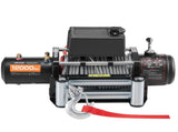 Electric Winch, 5400 kg Load Capacity, 12V DC Truck Winch with 9.1 mm x 26 m Steel Rope, Wireless & V952-GSSDDJP12000FOZ31001V9