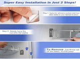 RV Secure Adjustable Bars, Stainless Steel Rods, Food&Drink Stabilizers for RV Refrigerator V1369-AZ3-W-11788
