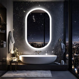 1000x500mm LED Bathroom Mirror Oval Anti-Fog Dimmable Wall Mount V178-66709