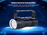 IPX8 18000lm 500M Flashlight Waterproof Lamp Light Underwater Outdoor Camp V1294-YM0901-JY05721