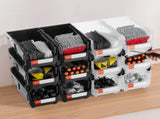 Plastic Stackable Bins, 37.7 x 21.5 x 18 cm , Plastic Containers for Organizing & V952-DDWLX12GZ14L7T773001V0