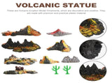 10pcs Volcanic Eruption Model Ornaments Plastic Decoration for Home Decor Friends V1366-AZ2-W-22958