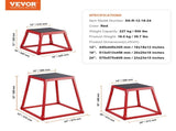 Plyometric Jump Boxes, 12/18/24 Inch Plyo Box, Platform and Jumping Agility Box, Anti-Slip Fitness V952-TXTD12YC18YCTKAZTV0