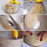 Sisal Rope Natural Jute Hemp Manila Twine Cord 20mm*50m V63-850371