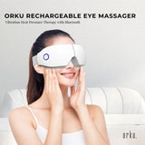 Orku Rechargeable Eye Massager Vibration Heat Pressure Therapy with Bluetooth V238-SUPDZ-41241151275088