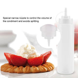 720ml 10pcs / Set Plastic Condiment Dispenser for Sauce Oil Cream Vineger V1294-YM0901-JY13531-01