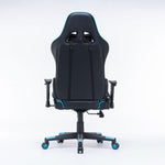 Gaming Chair Ergonomic Racing chair 165&deg; Reclining Gaming Seat 3D Armrest Footrest Purple Black V255-GCHAIRPURPLE-32