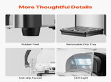 Commercial Slushy Machine, 4L Single Tank Frozen Drink Machine, 16 Cups Stainless Steel Margarita V952-SYXRJX14LDGD1123BV3