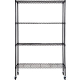 VEVOR Storage Shelving Unit with Wheels, 4-Tier Adjustable, 700 lbs Capacity, Heavy Duty Garage V952-YXLZLKHJC18DXZ4I6V0