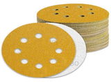 100 Pack Sanding Discs Grit 80 Sandpaper for Eccentric Sander, 125mm 5in V1237-ZY-522-0100