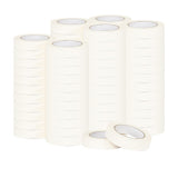 72 x White Masking Tape Rolls 24mm x 50m Painters Adhesive Tape for Painting V63-954241