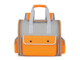 Orange Portable Pet Carrier Backpack - Spacious, Breathable, and Travel-Friendly for Cats and Small V888-ELOSUNG21973