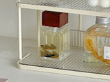 Transparent Double Layer Storage Rack Desktop Cosmetic Storage Rack Accessories Organizer for V1294-YM0703-3117230121911