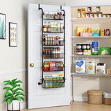 GOMINIMO 6 Tier Adjustable Baskets Over the Door Pantry Organizer V227-3720262010994