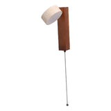 LED Wall Sconce Oak Wood Travertine Stone Modern Rotatable Wall Light Fixture Art Decor for Entryway V1294-YM0901-3119250058412