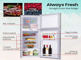 GECKO 142L Upright Portable Fridge / Freezer, 12V/24V for Motorhome and Caravan, Silver V219-CMPFRUGK14SA
