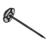 Solar Shed Light 2 in 1 Wall Mounted Ground Insert Round Shape ABS Exterior Front Porch Security V1294-YM0901-3119240010811