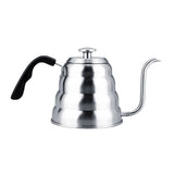 304 Stainless Steel Pour Over Coffee Gooseneck Kettle Teapot with Thermometer Home 1.2L V1294-YM0722-JY03666-02
