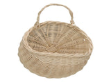 Wall Hanging Rattan Basket Multifunctional Wall Mounted Woven Storage Basket for Home Beige V1294-YM3117220247011-0421