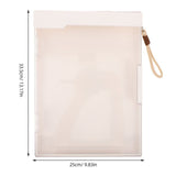 Clipboard Folder White Plastic with Dry Erase Top Panel and Large Storage Capacity V1369-AZ3-W-13126