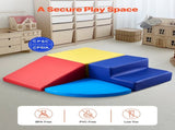 Climbing Toys, 4-Piece Set, Foam Toys for Toddlers 6 Months to 3 Years Old, PU Leather V952-PMWJTZBDQKBD5XYDEV0