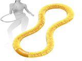 Fitness Hoop Hoop 1.5kg Training Workout Sports Equipment Abdomen for Office - Yellow V1308-DSZKI-1666-3