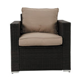 Harmony Haven Outdoor Sofa Set V264-OTF-525S-BRBGE-US-5PC