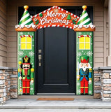 Christmas Decoration 2D Flat Banner Merry Christmas Archway Front Porch Decor - 05 - Size 190-250CM V1106-128-69458-05-190-250CM