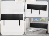 PU Leather Queen Bed Headboard Bedhead - Black V63-768125