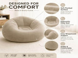 Inflatable Bean Bag Chair, Folding Portable Design for Living Room, Bedroom, Balcony & Reading Nook V1370-AZ4-18718
