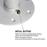 Table Pedestal Telescopic Furniture Leg 46-70cm Height Adjustable Easy Installation Detachable V985-RVTABLEPEDESTAL