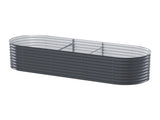 Green Fingers Garden Bed 240X80X56cm Oval Planter Box GARDEN-OVAL-AG-2408056