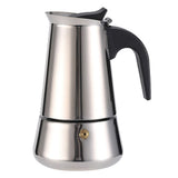 Glass&Bottle ,Stainless Steel Stovetop Coffee Maker Pot For Induction Electric Ceramic Stove V1369-AZ3-W-17691