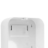 Hand Paper Dispenser Holds 200 Sheets Wall Mounted Paper Towel Dispenser with Lock Key Clear View V1294-YM0901-3112250035311