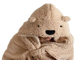 Winter Throw Blanket Cloak With Hood Thick Soft Plush Warm Wearable Blanket for Children and Adults V1294-YM0626-3117220297612