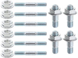 Chainsaw Guide Bar Screws Double-Ended Screw Set for Chainsaws Easy Installation 20Sets V1369-AZ3-W-17372