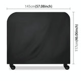 Waterproof 210D Oxford Cloth Bbq Grill Cover - Anti-Uv Dust-Proof Folding - Fits Gas Charcoal PRL-6276CH