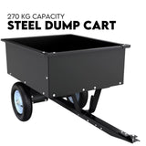 Steel Dump Cart Garden Tipping Trailer V379-DUMPCRTBLCK002