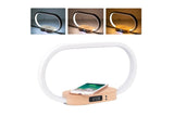 Bedside Lamp with Clock 10W Fast Wireless Charger USB Port Nightstand Touch Lamp V1263-JX-6299