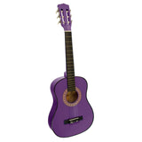 Karrera 34in Acoustic Childrens Wooden Guitar - Purple NC-34-PU