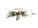 Simulation Silks Artificial Olive Branch Leaves Cotton Wreath Lintel Decoratives Table V1294-YM0523-220217LW04-2